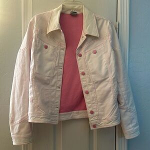 Nike White Denim Jacket